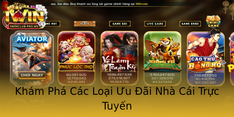 Khám Phá Các Loại Ưu Đãi Nhà Cái Trực Tuyến Khám Phá Các Loại Ưu Đãi Nhà Cái Trực Tuyến
