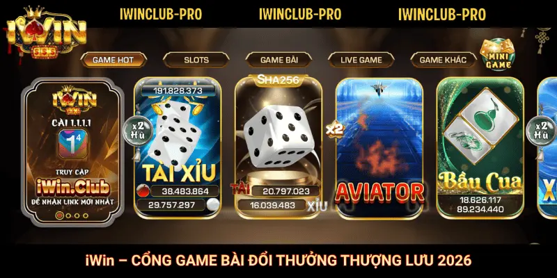 iWin - Cổng game bài đổi thưởng thượng lưu 2026